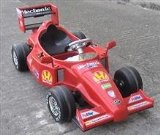 F1 Grand Prix Ride On Childrens Racing Car [Colour : White]